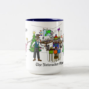 Taza Bicolor El cazador de nueces Ham Radio Mug