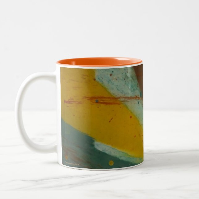 Taza Bicolor El cerco de ValerieGalerie (Izquierda)