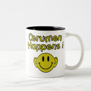 Taza Bicolor el cerumen sucede