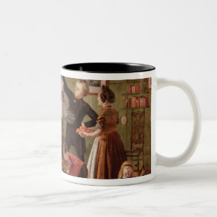 Taza Bicolor El cesto del navidad