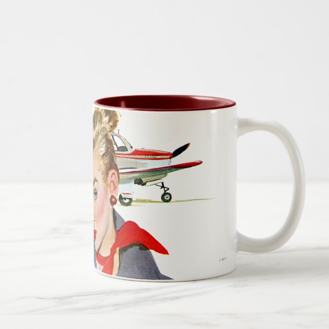 Taza Bicolor El chica que robó los aeroplanos (Derecha)