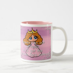 Taza Bicolor El cielo corrió de halos….