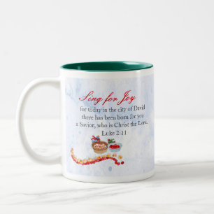 Taza Bicolor El cielo y la naturaleza cantan