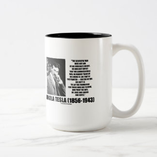 Taza Bicolor El Científico Nikola Tesla No Tiene Inmediato
