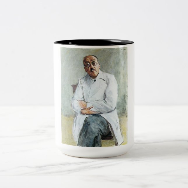 Taza Bicolor El cirujano (de Max Liebermann) (Centro)
