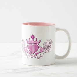 Taza Bicolor El Claddagh (Rosa)