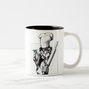 Taza Bicolor El cocinero enojado