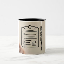 Taza Bicolor El código del Médico: revelando la sabiduría con c