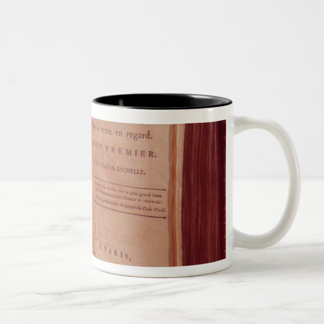 Taza Bicolor El código napoleónico (Derecha)
