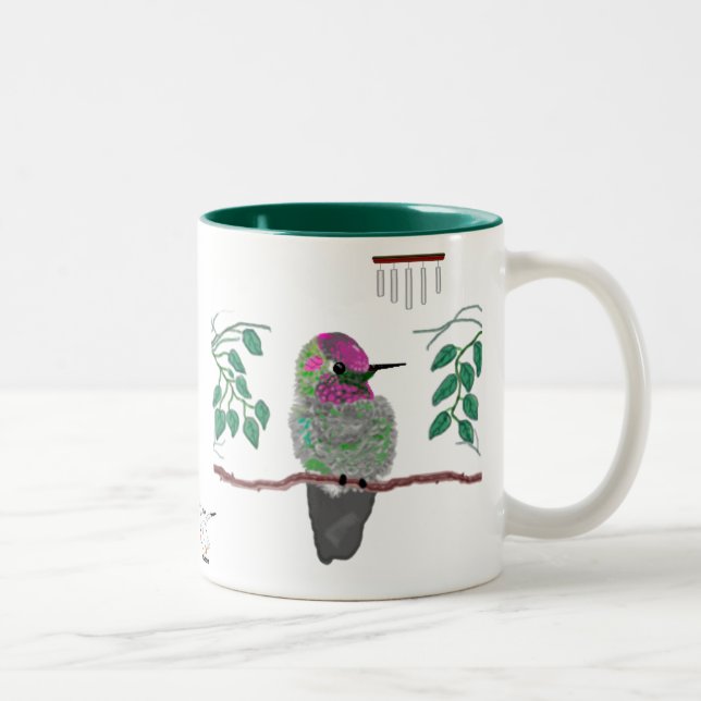 Taza Bicolor El colibrí de Ana (Derecha)