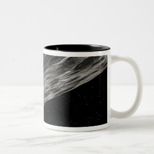 Taza Bicolor El concepto del artista de un objeto de la correa