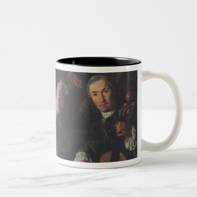 Taza Bicolor El concierto, c.1755 (Derecha)