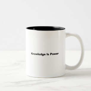 Taza Bicolor El conocimiento es poder