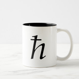 Taza Bicolor El constante de Planck (reducido)