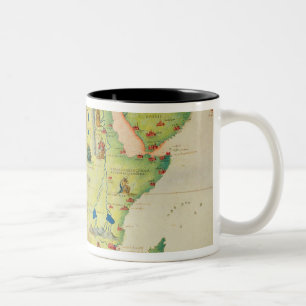 Taza Bicolor El continente de África