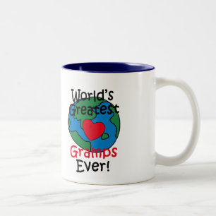 Taza Bicolor El corazón del mejor abuelo del mundo