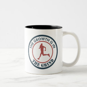 Taza Bicolor El Crecimiento Se Encuentra En Una Corredora