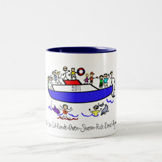 Taza Bicolor El cruzar con la familia