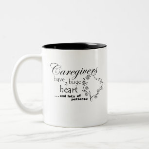 Taza Bicolor El cuidador tiene un corazón de oro y mucho de...