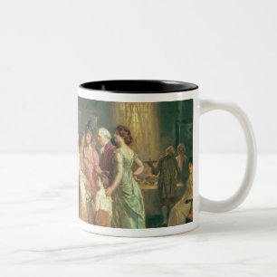 Taza Bicolor El cumpleaños de Washington, 1798