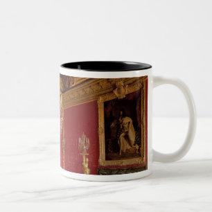 Taza Bicolor El d'Apollon del salón (sitio de Apolo) con las