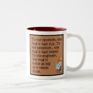 Taza Bicolor El decir del genio civil