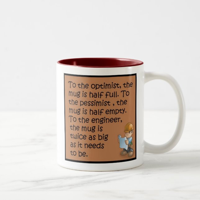 Taza Bicolor El decir del genio civil (Derecha)