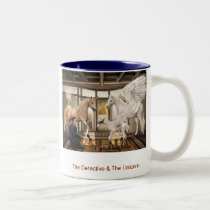 Taza Bicolor El detective y el unicornio