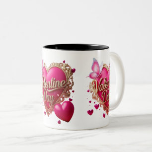Taza Bicolor El día de San Valentín Amor Fresco Diario