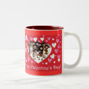 Taza Bicolor ¡El día de San Valentín feliz!