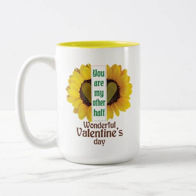 Taza Bicolor El día de San Valentín maravilloso (Izquierda)