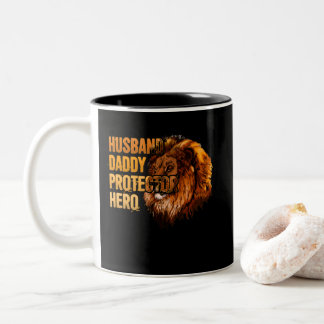 Taza Bicolor El Día del Padre Héroe del Esposo Papi Protector