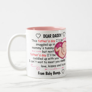 Taza Bicolor El Día Personalizado De Los Primeros Padres De La