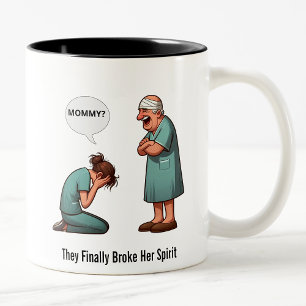 Taza Bicolor El día que la enfermera atrapó