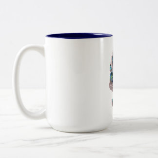 Taza Bicolor El diseño del vibrante mug de tipografía