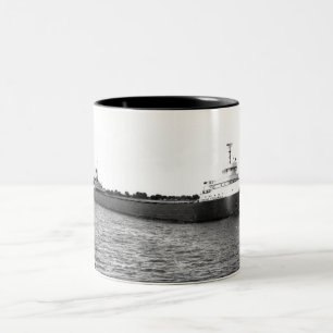 Taza Bicolor El Edmund Fitzgerald St. Clair River Vintage