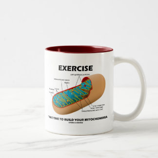 Taza Bicolor El ejercicio tarda tiempo para construir sus