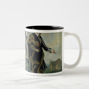 Taza Bicolor El en Dappled Piaffe de "Scarramuie" del caballo