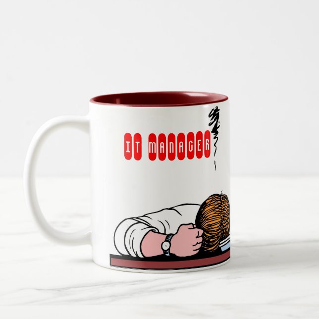 TAZA BICOLOR ÉL ENCARGADO (Izquierda)