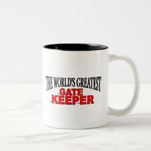 Taza Bicolor El encargado de la puerta más grande del mundo