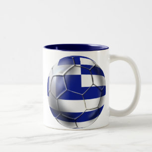 Taza Bicolor El equipo de fútbol nacional griego aviva