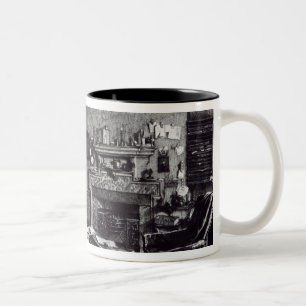 Taza Bicolor El estudio de Charles Darwin en abajo contiene,