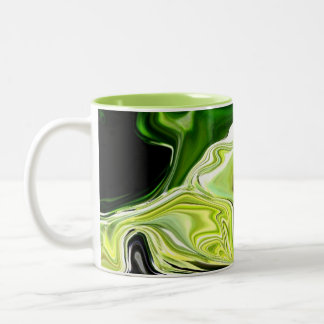Taza Bicolor ¡El extracto verde del puerro dos-entonó el mug~