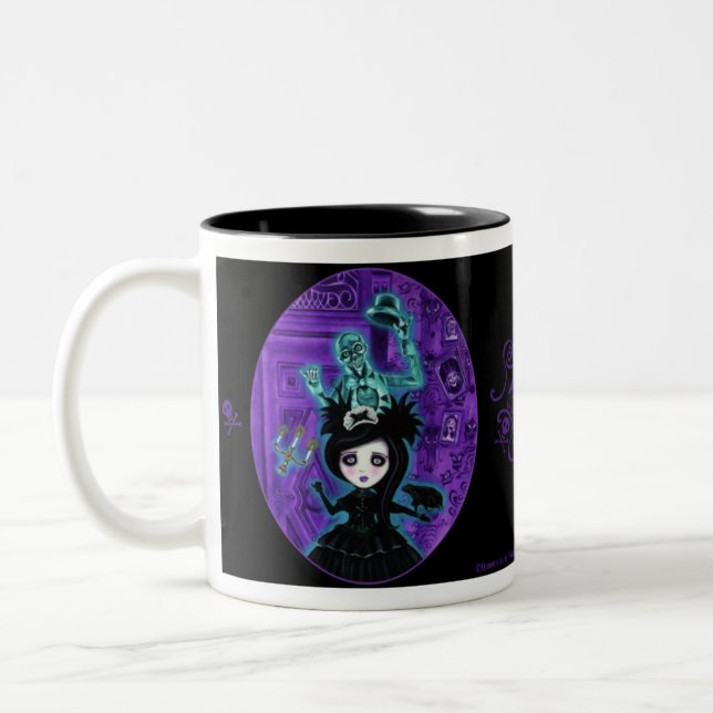 Taza Bicolor El fantasma le seguirá casero (Izquierda)