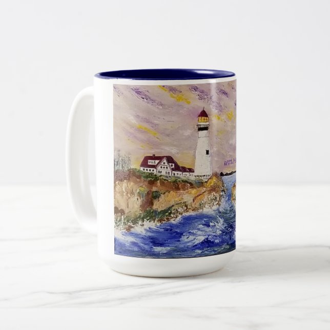 Taza Bicolor El faro (Anverso izquierdo)