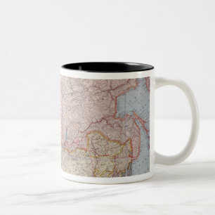 Taza Bicolor El ferrocarril siberiano