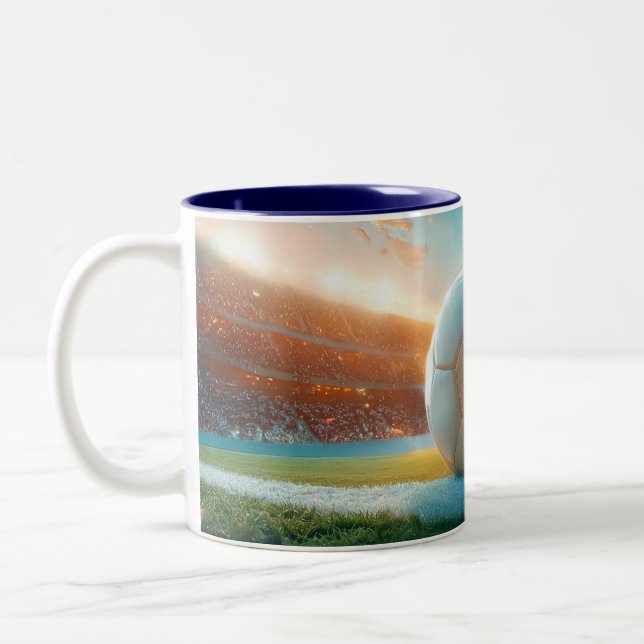 Taza Bicolor El fútbol en blanco (Izquierda)