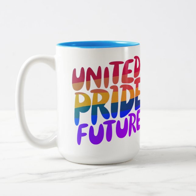 Taza Bicolor El futuro del Orgullo Unido (Izquierda)