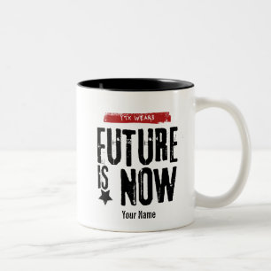 Taza Bicolor El futuro es ahora - FUIN01