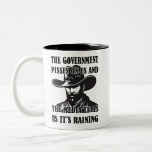 Taza Bicolor El Gobierno Nos Presiona A Nosotros Y A Los Medios